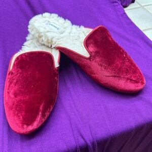 Birdies Velvet Slippers